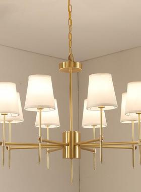 全铜北欧后现代设计师美式简约个性艺术样板房客展厅卧室书房吊灯