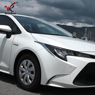 适用于丰田21款卡罗拉Touring改装前大灯眉 大灯专用电镀装饰亮条