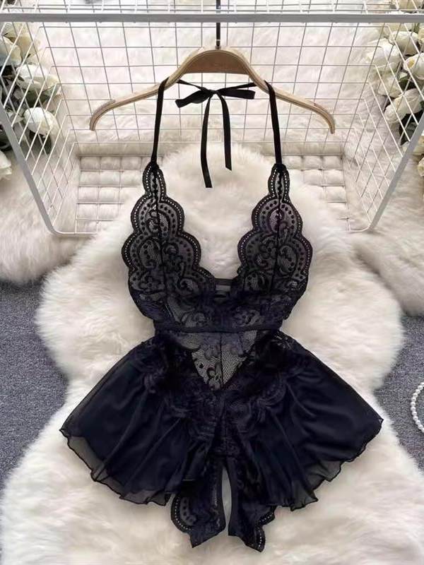 Sexy bed large scale emotional fun lingerie plus size fat mm abstinence tie soul clothes pajamas uniform set