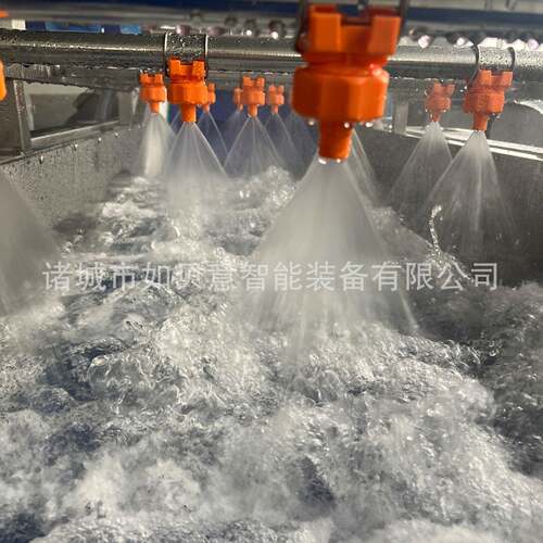 全自动翻浪式气泡清洗机 果蔬去杂清洗机 喷淋式材竹笋气泡清洗