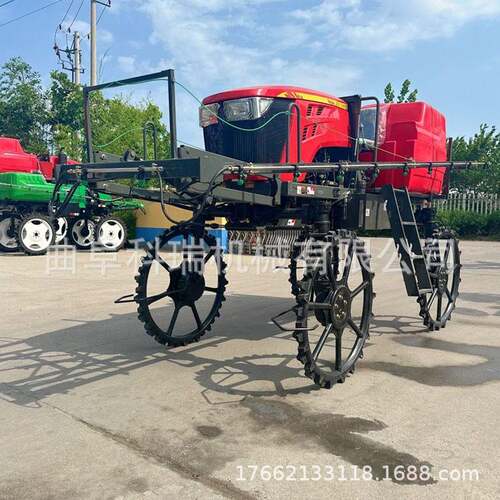 水旱两用四轮打药机 科瑞轮距可调 玉米乘坐式自走高架喷雾机