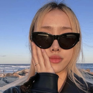 墨镜近视太阳镜女开车驾驶镜复古太阳眼镜大方框M94