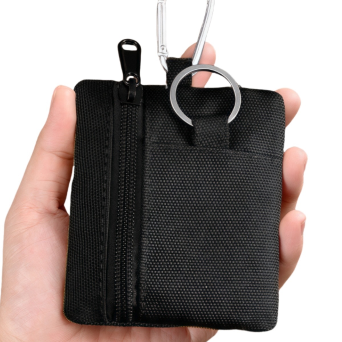 简约时尚帆布零钱包迷你耳机包