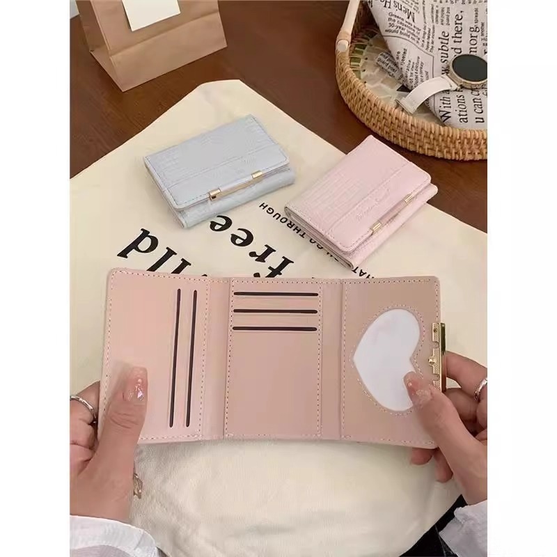 新款时尚简约小巧精致便携钱包