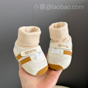 12月个软底防滑宝宝学步鞋 1岁男女不3 新品 袜春c秋新款 婴儿鞋