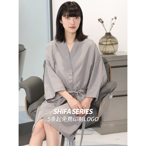 美发客袍染发衣服理发店发廊专用客服围布网红潮高档染发顾客服