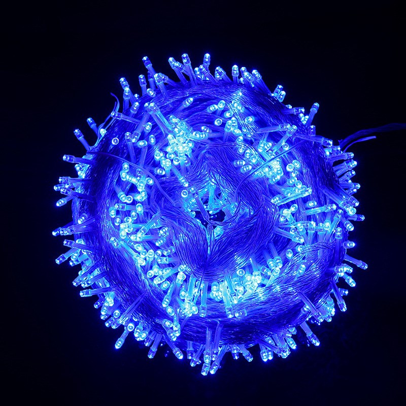 100米led灯串户外防水亮化工程大型活动草坪婚礼露营天幕圣诞装饰