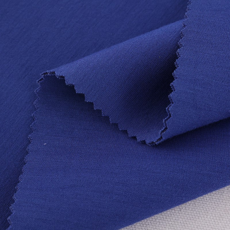 TR空气层人棉夹丝太空层棒球服卫衣面料双面布弹力空气层面料