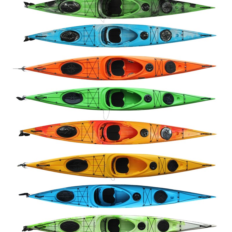 塑料划艇 专业漂流艇 皮划艇 独木舟 单人艇 海洋艇休闲娱乐艇