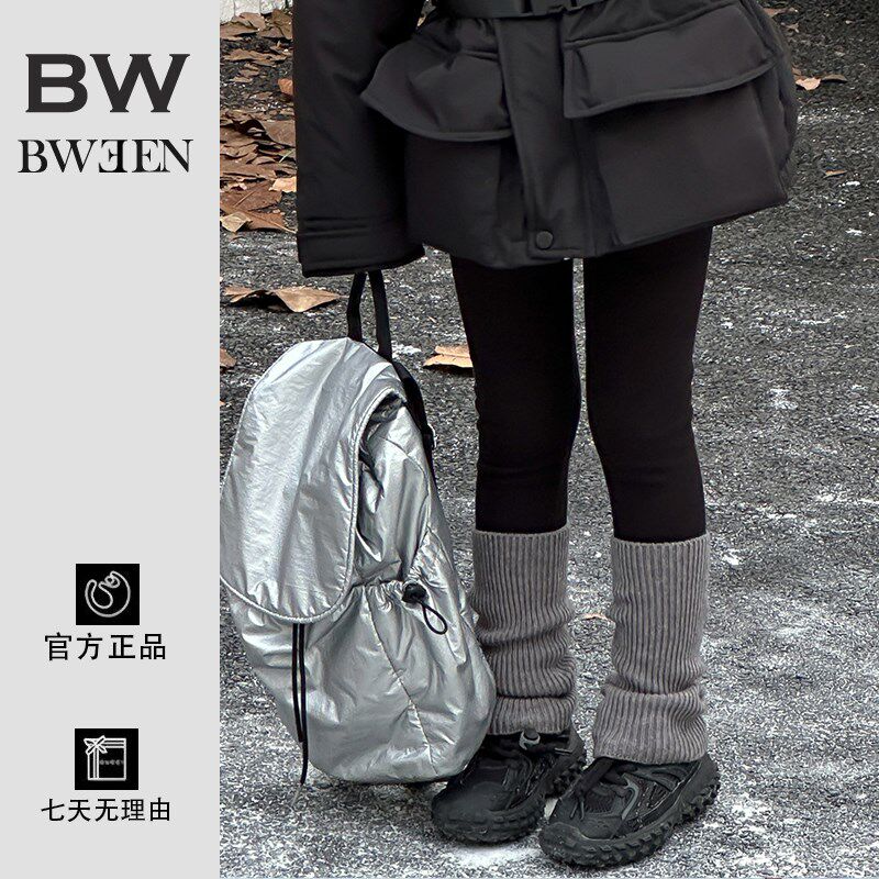 女童打底裤秋冬2024r新款洋气宝宝拼接袜套毛线裤儿童加绒高弹裤