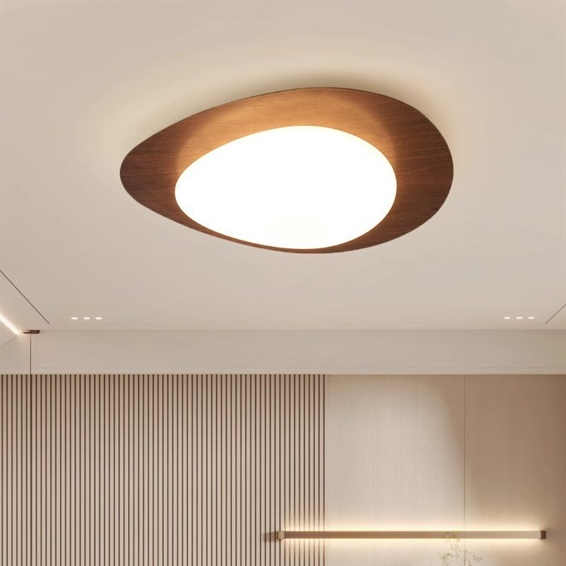 法式中古卧室吸顶灯现代简约奶油侘寂风胡桃木客厅书房间泡泡灯具