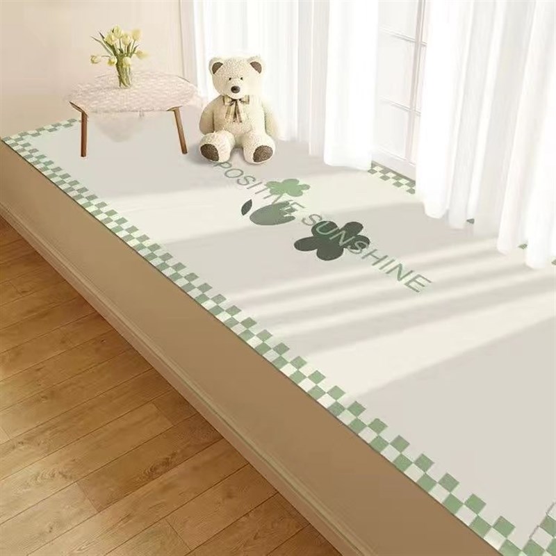 小清新一抹净皮革pvc飘窗垫防水冰凉一夏可擦免洗易打理可裁剪