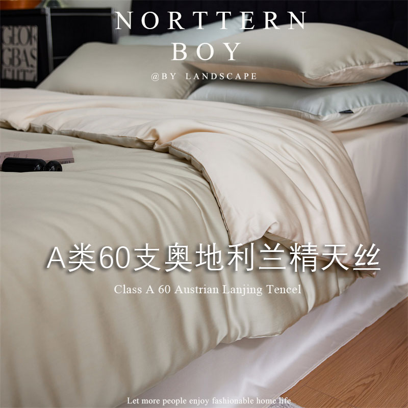 A类60支兰精天丝四件套