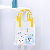 PVC透明手提袋新款 卡通可爱六一儿童节礼物袋礼品袋学生手提包包