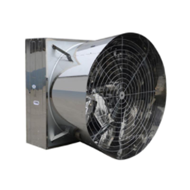 园艺温室大棚通风降温喇叭口拢风机纺织服装厂化工厂降温排风设备