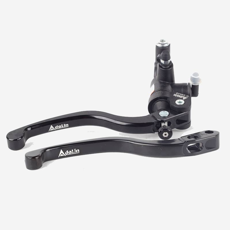 速发爱得利PX1拉杆小牛改装铝合金车力屋直推上泵煞车牛角手柄拉