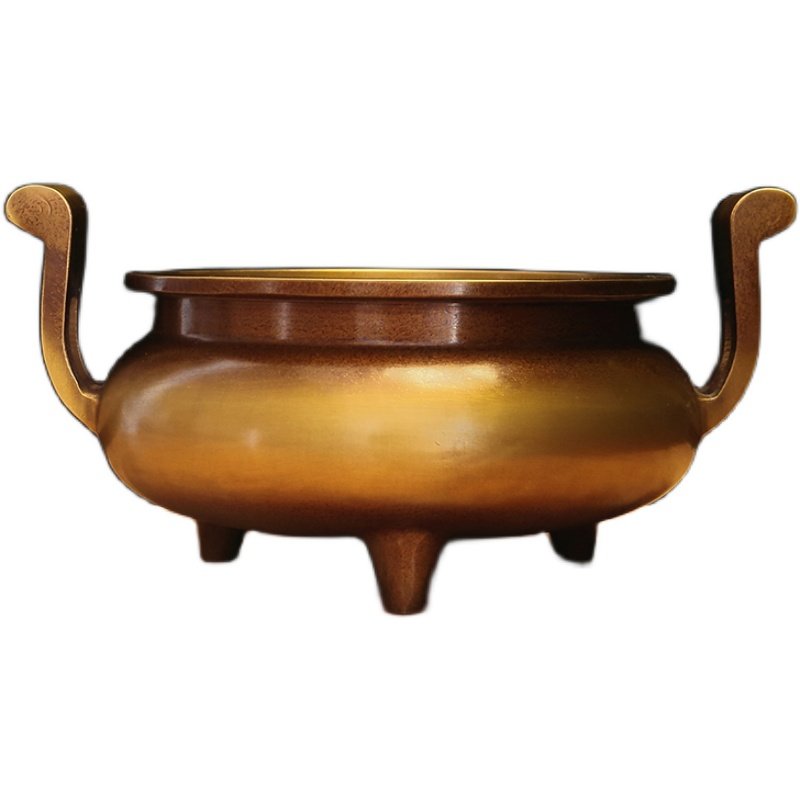 香炉大号供奉纯铜特大号仿古线香香插檀香盘家用祭祀供佛香具摆件,家居饰品,香薰炉,淘宝优惠券,粉丝福利购,淘宝优惠卷