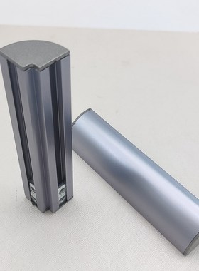 铁灰色18板铝合金型材床包角床B转角床护角防碰撞悬浮家具五金配