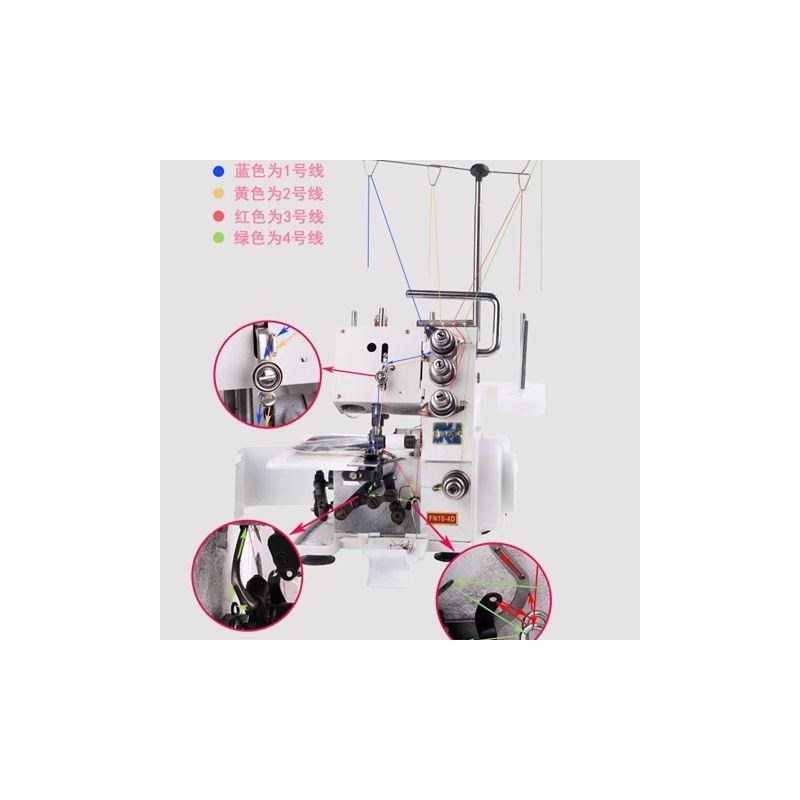 威克家用四线三线锁边机电动台式包缝机J码边机小型缝纫拷边包边