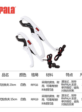 芬兰乐伯乐【路亚控鱼器】夹鱼器Rapala控鱼钳 漂浮式抓鱼器 新款