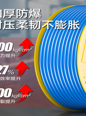 pu气管8mmg空压机软管10mm高压气泵12mm透明气动空气压缩气管软管