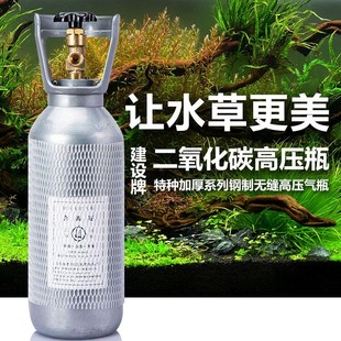 山东建设4L钢瓶水族二氧化碳钢瓶二氧化碳2L钢瓶草缸二氧化碳气瓶