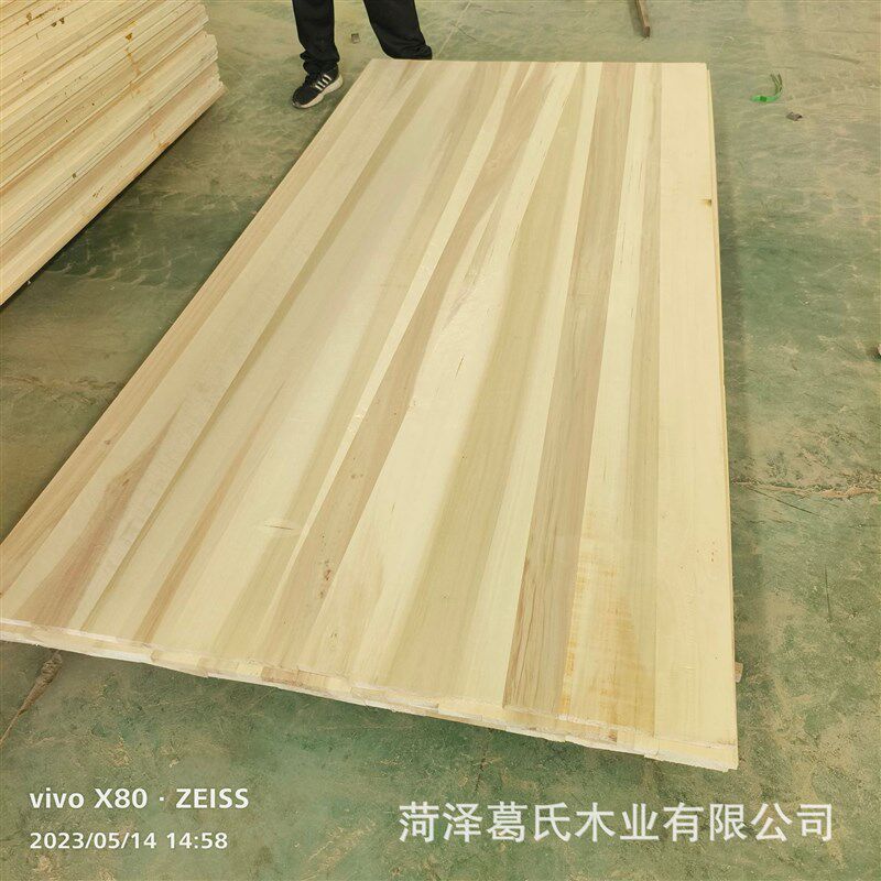 杨木拼板杨木直拼板家具集成材多种规格实木板材曹县庄寨厂家