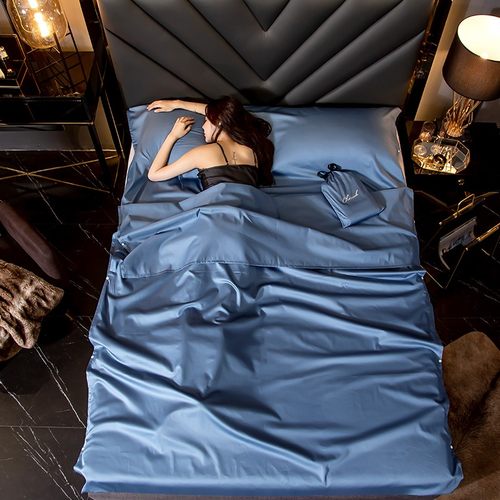 酒店隔脏睡袋纯棉出差旅行床单双人全棉轻薄便捷被套宾馆旅游
