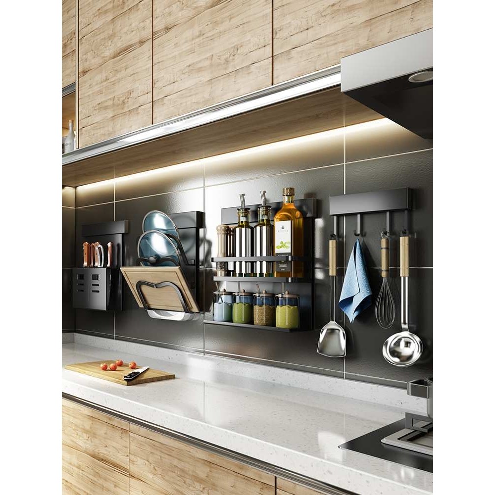 壁挂式锅盖架多功能挂架免钉调料置物架墙上挂钩厨房用品家用大全,模玩/动漫/周边/娃圈三坑/桌游,模型制作工具/辅料耗材,淘宝优惠券,粉丝福利购,淘宝优惠卷