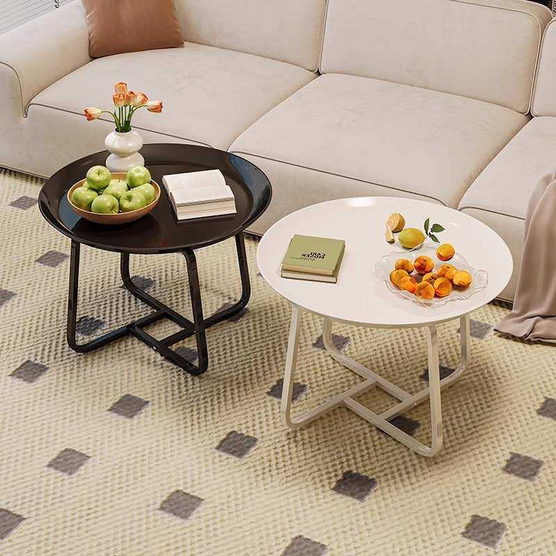 沙发边几客厅家用小户型茶几创意奶油风圆桌移动边桌休闲阳台桌子,模玩/动漫/周边/娃圈三坑/桌游,模型制作工具/辅料耗材,淘宝优惠券,粉丝福利购,淘宝优惠卷
