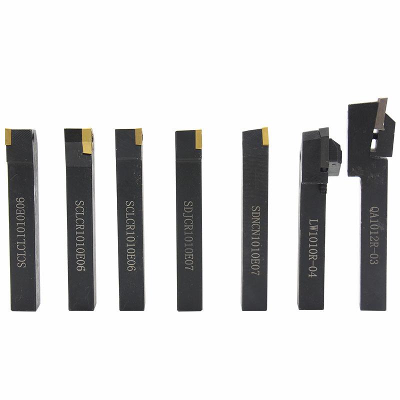 车刀套装 10*10mm93度65度95度车刀 杆数控外圆车刀刀杆刀片7支装