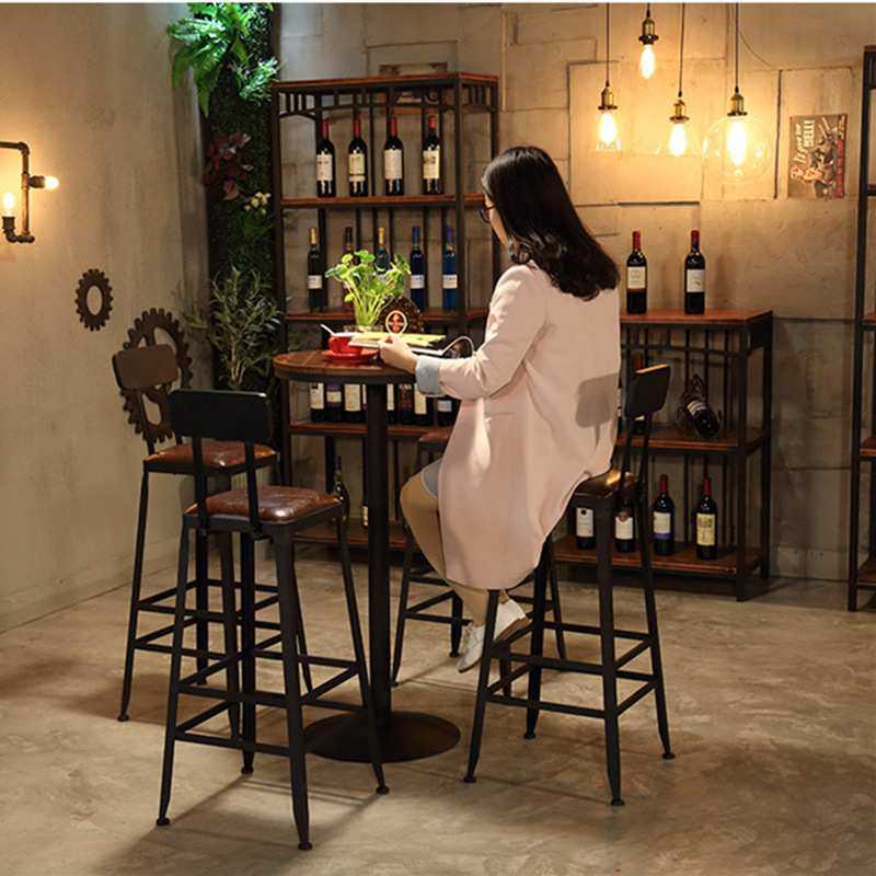 实木铁艺酒吧椅吧台椅KTV吧凳高脚凳靠背椅 咖啡厅奶茶店休闲桌椅,模玩/动漫/周边/娃圈三坑/桌游,模型制作工具/辅料耗材,淘宝优惠券,粉丝福利购,淘宝优惠卷