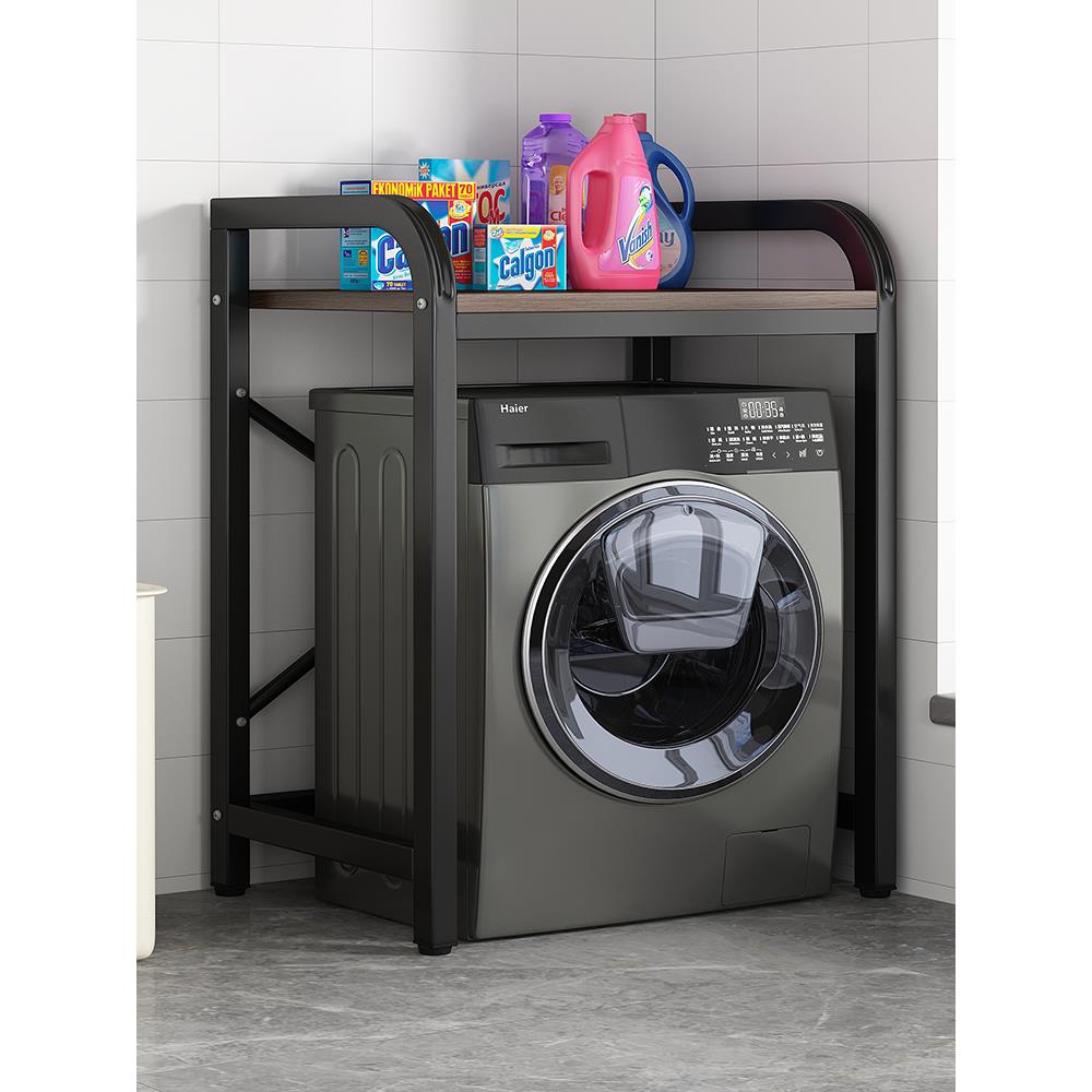 滚筒洗衣机上方置物架浴室落地不锈钢收纳架卫生间架子洗浴用品架