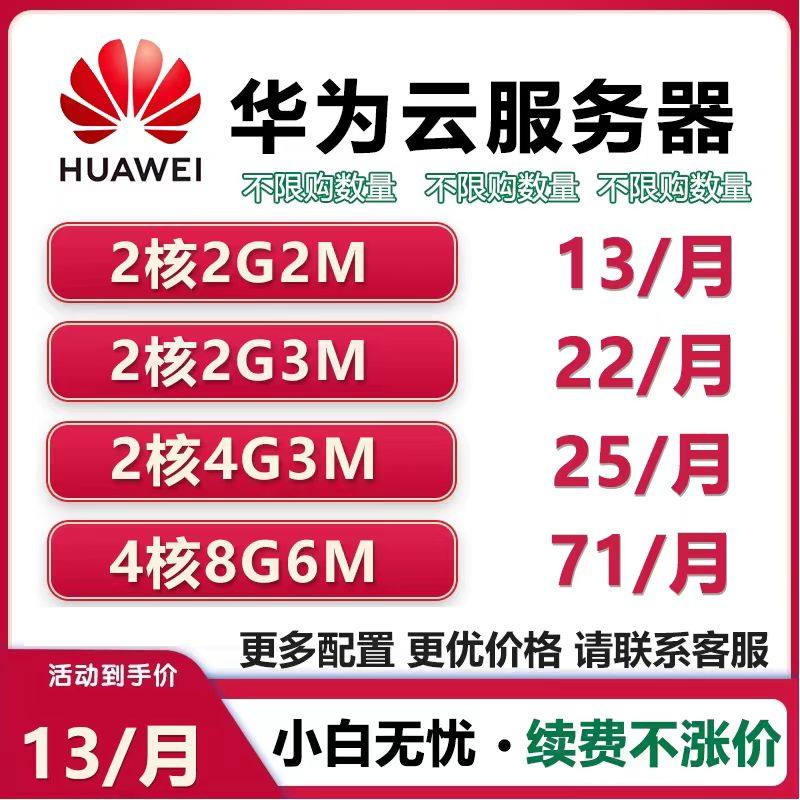 华为云腾讯阿里电商专用服务器租用高防云主机轻量云电脑云服务