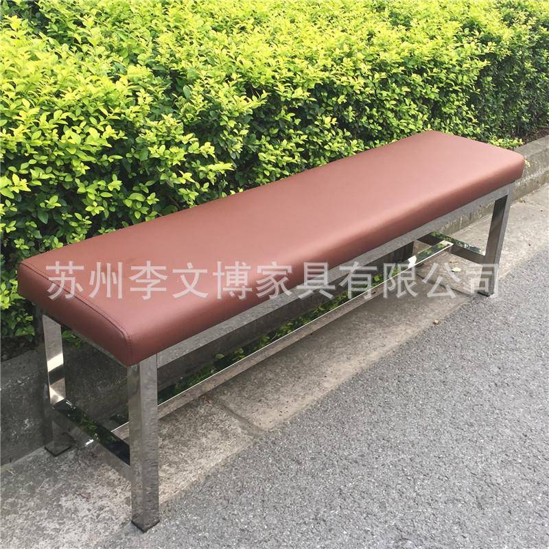 桑拿浴室不锈钢长条凳换鞋凳更衣室坐凳公共商场公园椅子