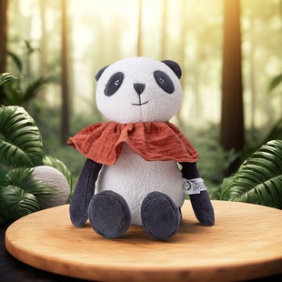 CUDDLE CORNER小熊貓新生嬰幼兒安撫玩偶可入口寶寶玩具周歲禮物