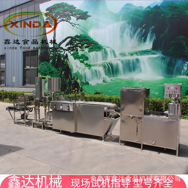 豆腐皮机器加工全过程 大型全自动商用豆腐皮机生产线 鑫达高产量