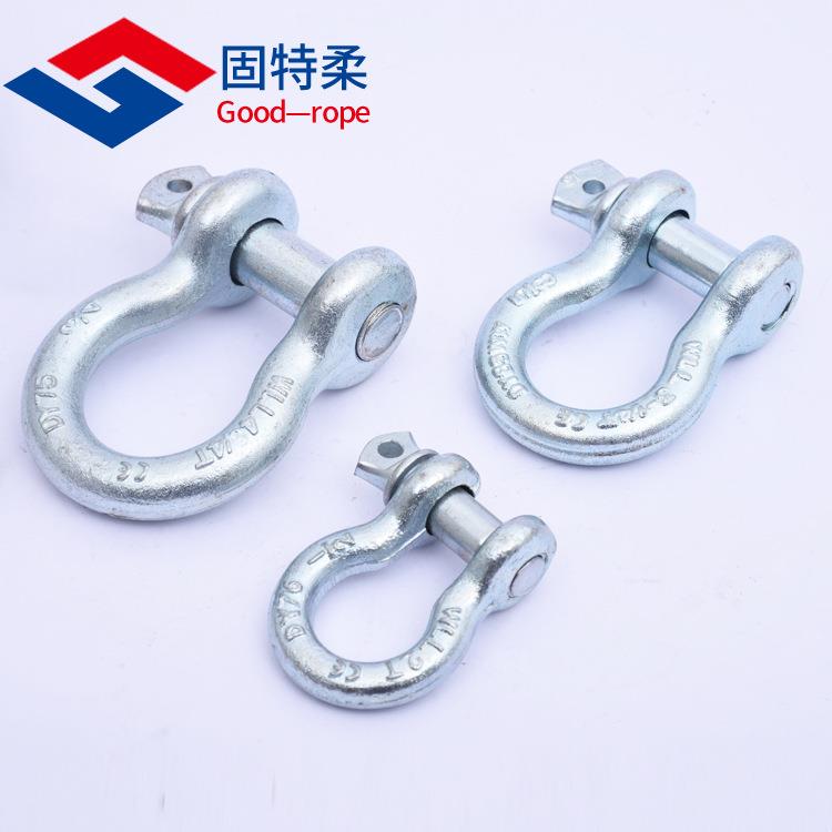 厂家高强模锻G209美式弓形卸扣起重吊装索具锁扣连接扣卡扣