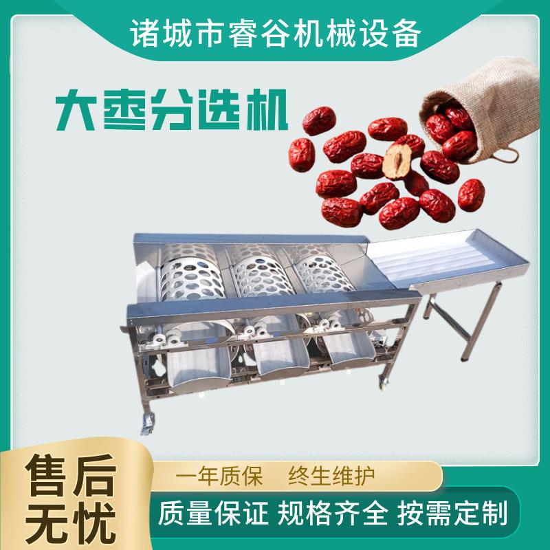 沃柑砂糖橘百香果槟榔核桃红枣桂圆分级机轨道式分选机可分3-8等