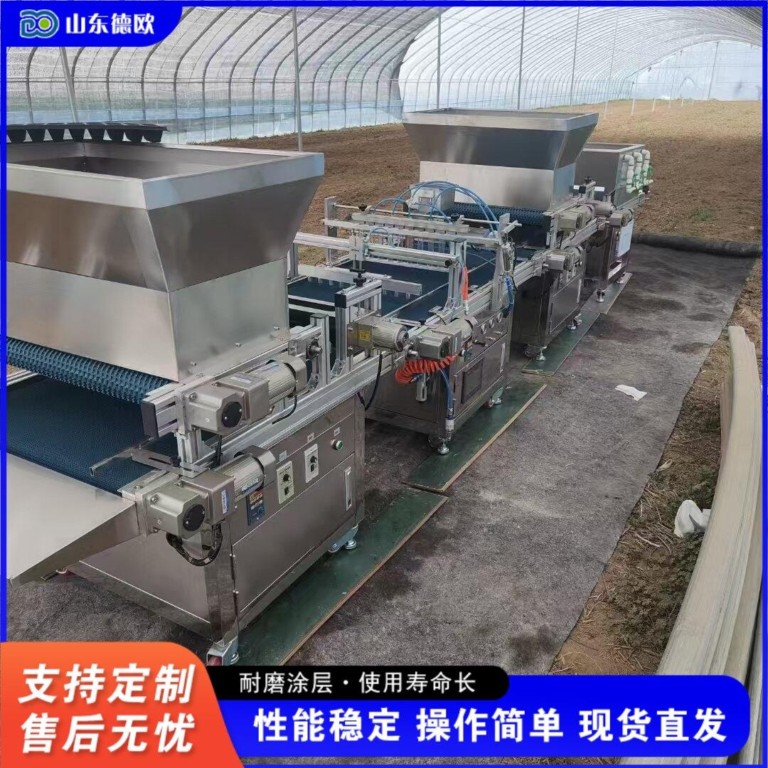 蔬菜穴盘育苗播种机 秧苗种子全自动栽种机 农用漂盘覆土压穴机