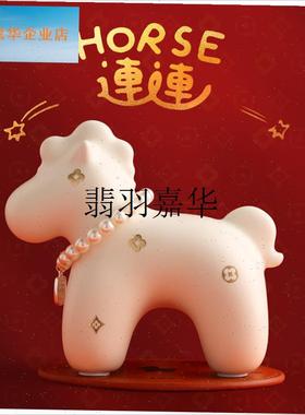 马年吉祥物摆件新l年礼物年会伴手礼贺岁国潮生肖文创装饰品,