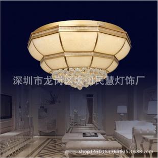 全铜玻璃吸顶灯 厂家供应 LED全铜焊锡灯 欧式 全铜吸顶灯
