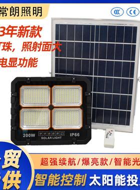 太阳能投光灯园林花园照树灯新农村院子高亮壁灯ledfloodlight