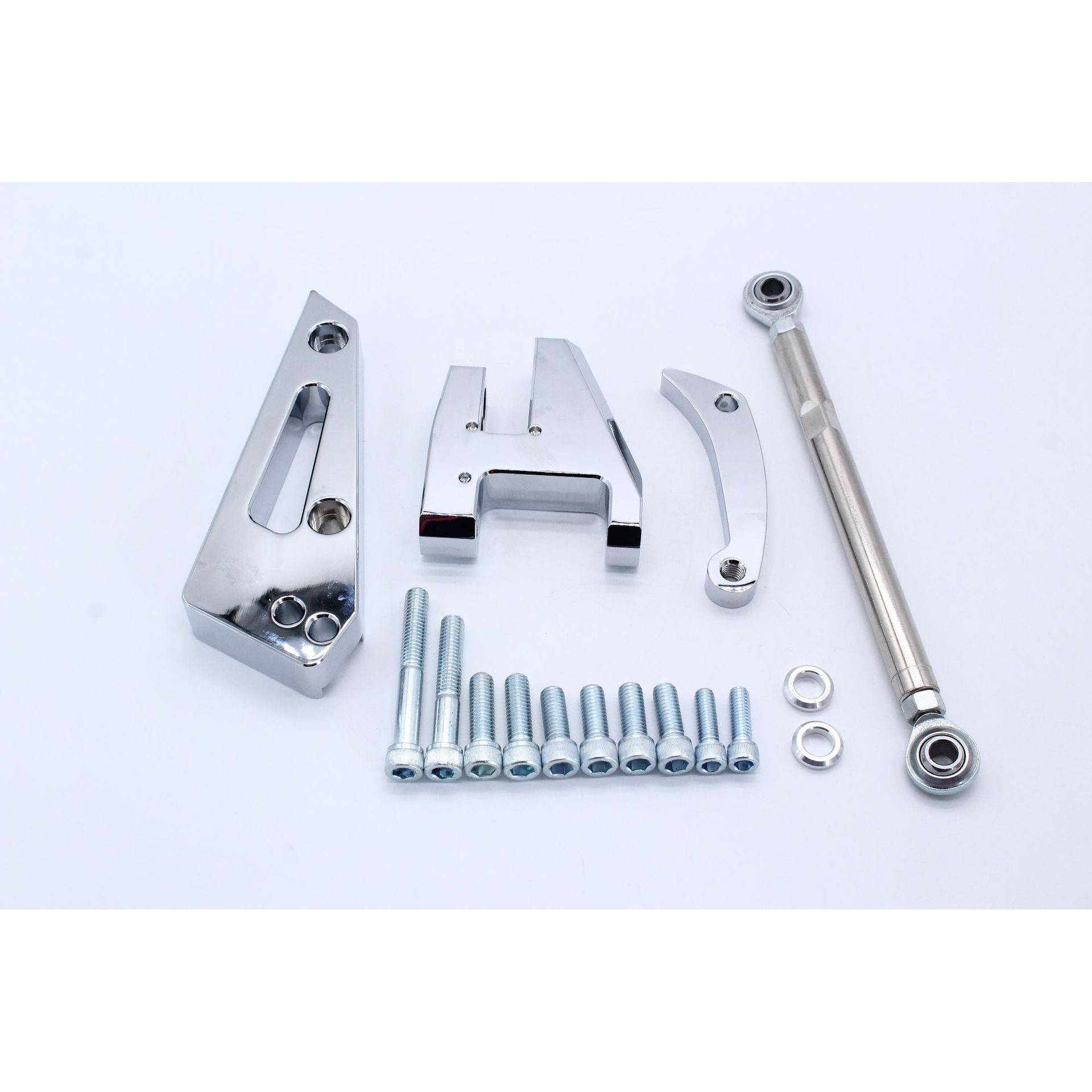 适用雪佛兰SBC短款水泵支架抛光HZ-6405-POLPC04305PCE232.1003