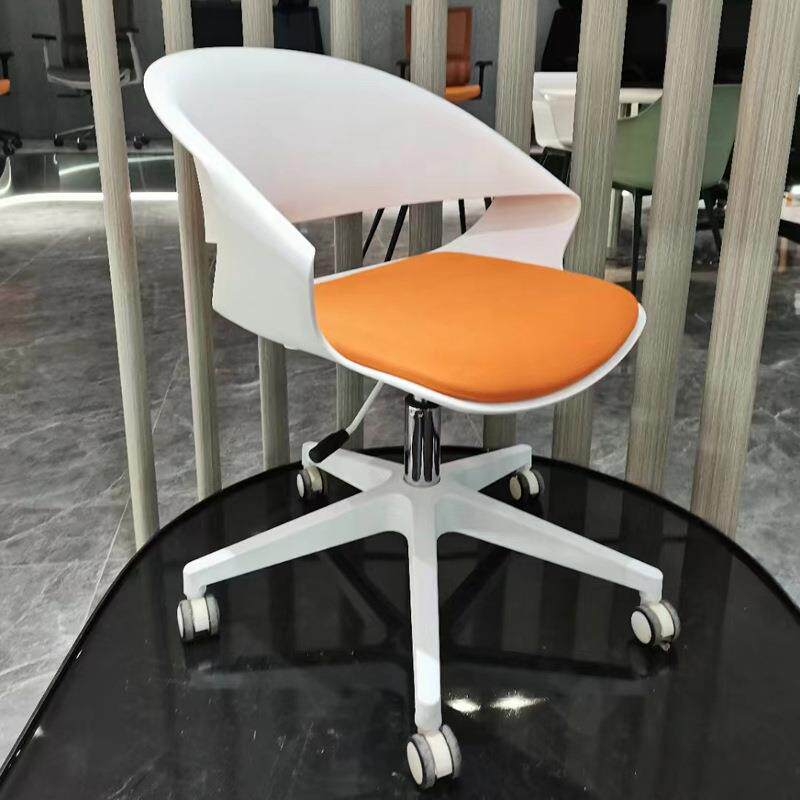 塑钢办公椅旋转升降电脑椅学生培训椅员工椅会议椅带轮职员文员椅