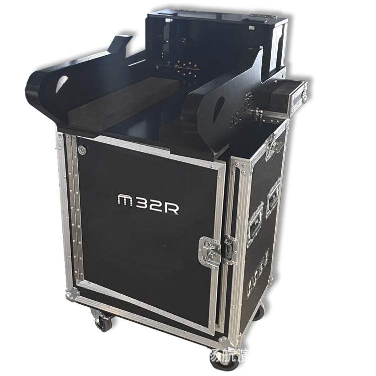 M32r液压杆航空箱 m32r航空箱 控台航空箱 带电脑支架航空箱
