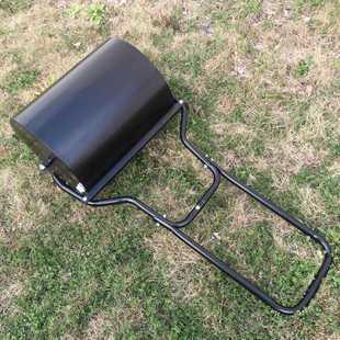 园林绿化压平滚筒草坪压实铺草皮铁滚子推拉手扶草地滚花园压机草