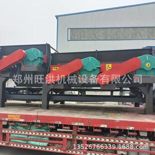 煤矸石筛分机铜矿原石滚轴泥石分离机泥巴石头分离器垃圾分拣机