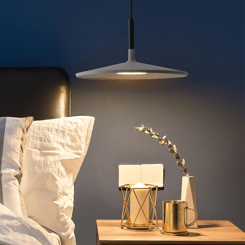 loft北欧后现代极简约设计师餐厅吧台个性创意艺术工业风水泥吊灯