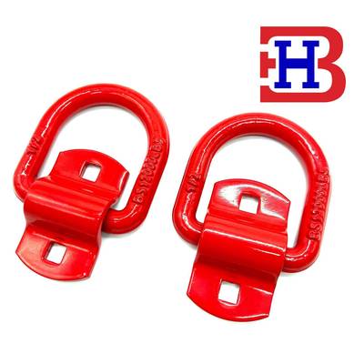 供应1/2英寸D型环带扣板12000磅锻造地板钩